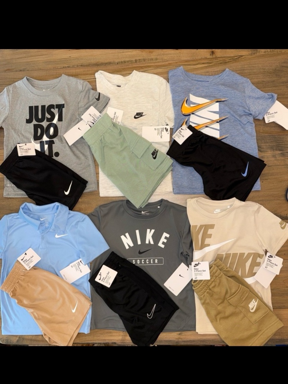 Nike boys shirt and shorts- size 4t. New